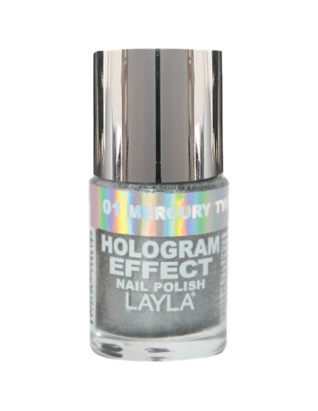 Verniz Layla Mercury Twilight 01 Hologram Effect 10ml