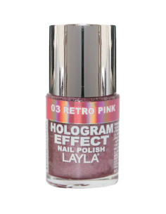 Layla Retro Pink 03 Hologram Effect esmalte 10 ml