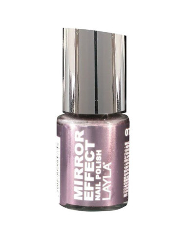 Verniz Layla Metal Plum 07 Mirror Effect 10ml