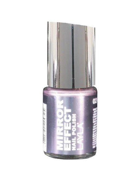 Verniz Layla Cosmo Lilac 02 Mirror Effect 10ml