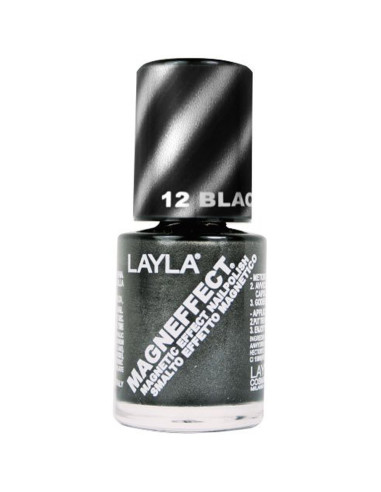 Verniz Layla Black Metal 12 Magneffect 10ml