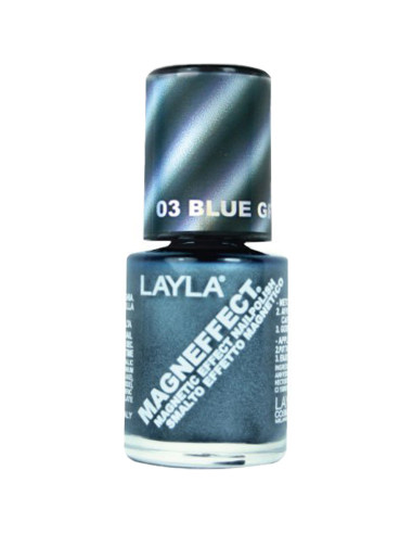 Verniz Layla Blue Grey Flow 03 Magneffect 10ml