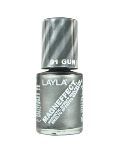 Verniz Layla Gun Metal 01 Magneffect 10ml