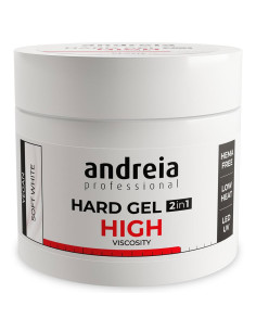 Andreia Hard Gel 2in1 Soft White construcción 200 ml
