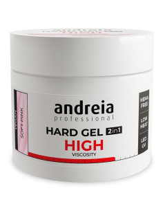 Andreia Hard Gel 2in1 Soft Pink construcción 200 ml
