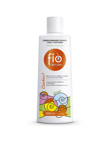 Condicionador Fio Restore Cachos + 300ml Cabelos Cacheados