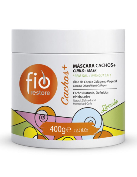 Máscara Fio Restore Cachos + 400g Cabelos Cacheados