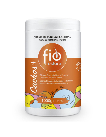 Creme de Pentear Fio Restore Cachos + 1kg Cabelos Cacheados