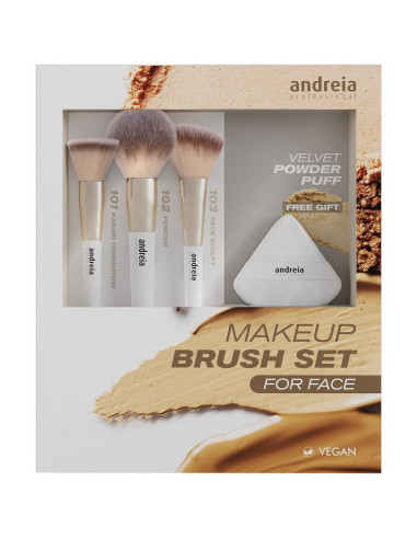 Kit Maquilhagem Andreia Brush Set Face