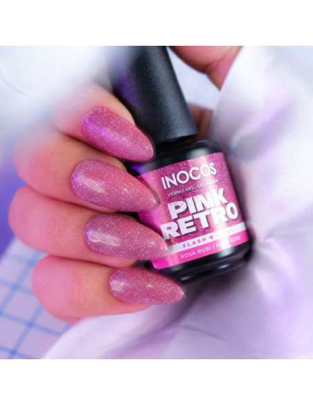Verniz Gel Inocos FB4 Pink Retro 15ml
