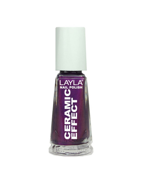 Verniz Layla Ceramic Effect 92 10ml Roxo