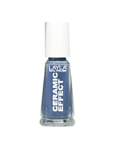 Layla Ceramic Effect 68 esmalte azul 10 ml