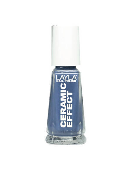 Layla Ceramic Effect 68 esmalte azul 10 ml