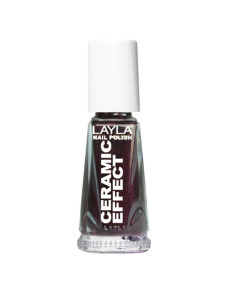 Layla Ceramic Effect 30 esmalte violeta con destellos 10 ml