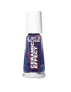 Layla Ceramic Effect 52 esmalte violeta con destellos 10 ml