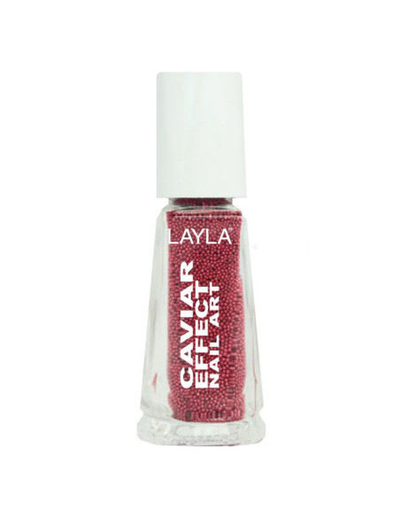 Nail Art Layla Caviar Effect 07 13g Vermelho