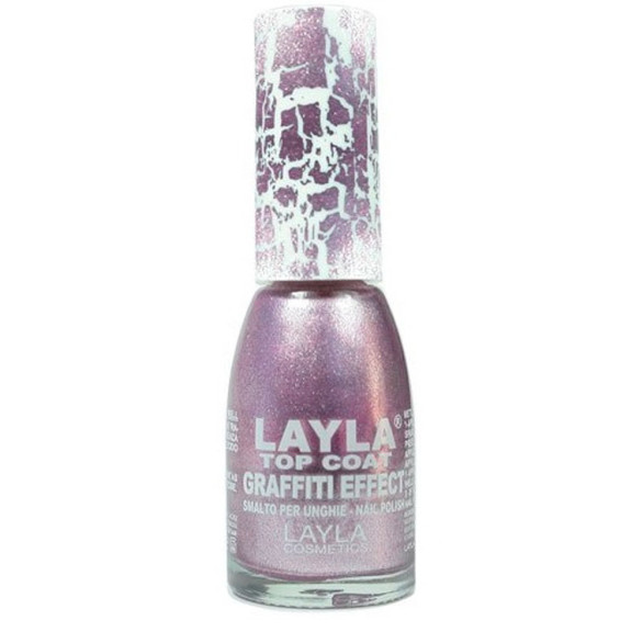 Layla Graffiti Effect 14 top coat rosa metálico 10 ml