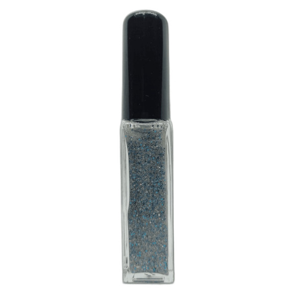 Purple esmalte de dibujo nail art azul diamantado 9 ml