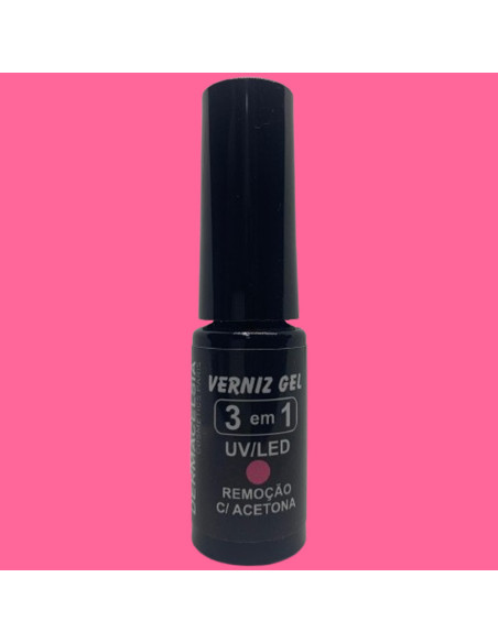 Verniz Em Gel Dermacelsia G01 6ml Rosa Intenso