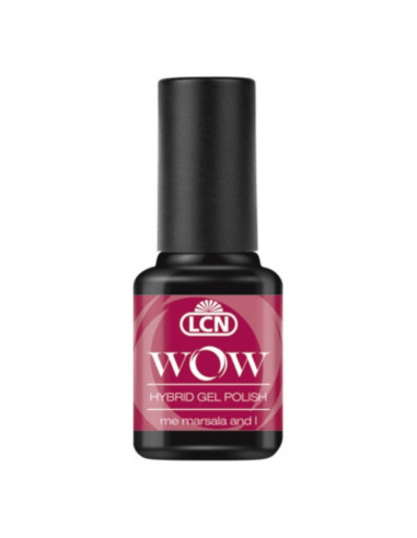 Verniz Híbrido LCN WOW Hybrid Gel Me, Marsala and I 8ml Rosa