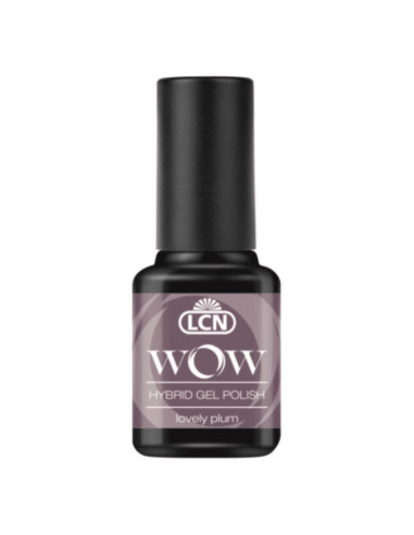 Verniz Híbrido LCN WOW Hybrid Gel Lovely Plum 8ml Roxo