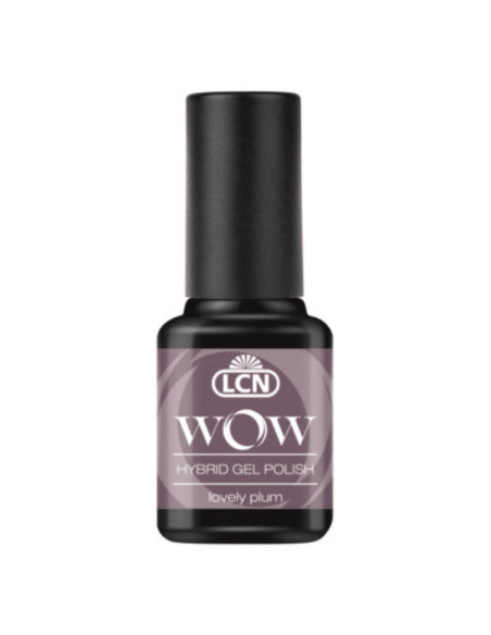 Verniz Híbrido LCN WOW Hybrid Gel Lovely Plum 8ml Roxo