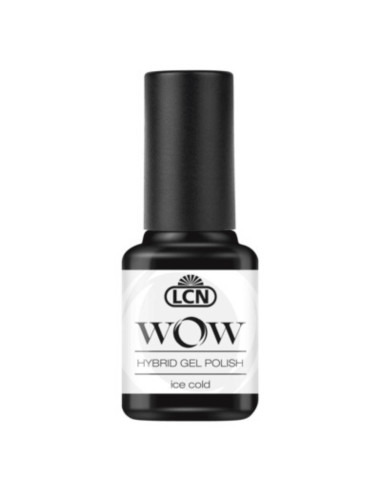 Verniz Híbrido LCN WOW Hybrid Gel Ice Cold 8ml Branco