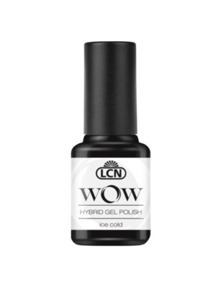 Verniz Híbrido LCN WOW Hybrid Gel Ice Cold 8ml Branco