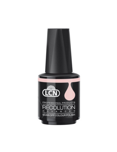 Verniz Em Gel LCN Recolution Advanced Soft Beige 10ml Bege Rosado