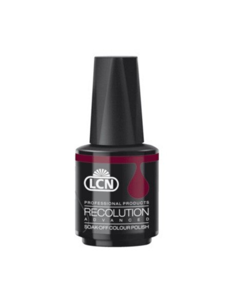 Verniz Em Gel LCN Recolution Advanced Bordeaux Wine 10ml Roxo Escuro