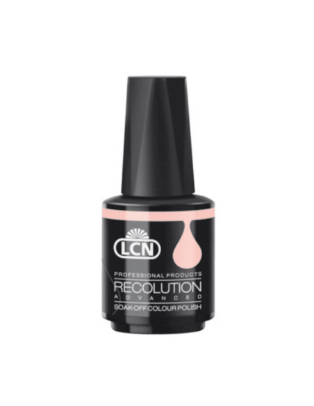 Verniz Em Gel LCN Recolution Advanced FM Beige 10ml Rosa Pastel