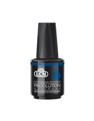 Verniz Em Gel LCN Recolution Advanced Twinkle Jeans 10ml Azul Escuro