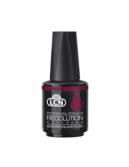 Verniz Em Gel LCN Recolution Advanced Dark Black Cherry 10ml Framboesa