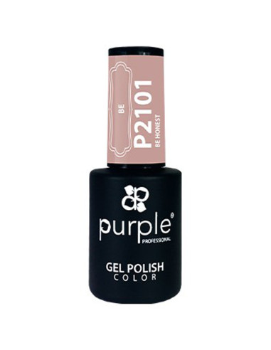 Verniz Em Gel Purple P2101 Be Honest 10ml Bege Rosado