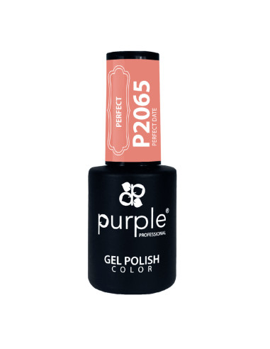 Verniz em Gel Purple P2065 Perfect Date 10ml Nude Rosado