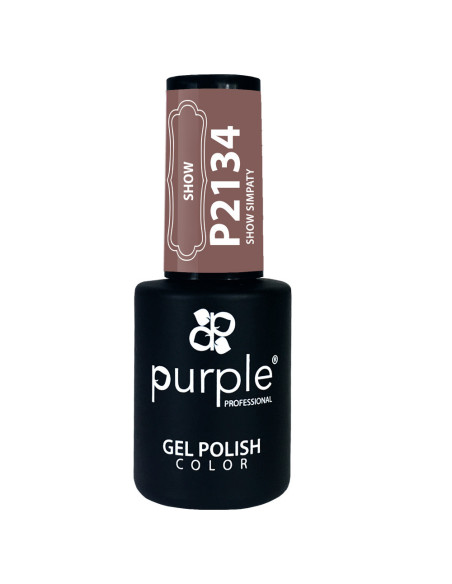 Verniz Em Gel Purple P2134 Show Simpaty 10ml Marrom