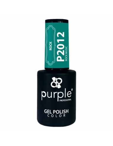 Verniz Em Gel Purple P2012 Rock Music 10ml Verde Esmeralda