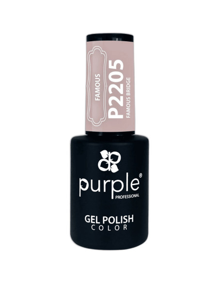 Verniz em Gel Purple P2205 Famous Bridge 10ml Nude