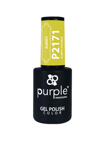 Verniz Em Gel Purple P2171 Always Possible 10ml Verde Mostarda