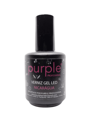 Verniz Gel Purple Led Nicarágua 15ml Malva