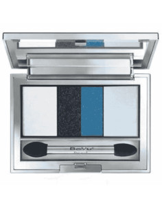 Sombra de ojos BeYu Catwalk Quattro Set nº92 Azul, Turquesa, Negro y Blanco