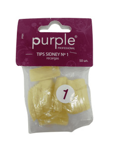Nail Tip Purple Sidney nº1 50 unidades