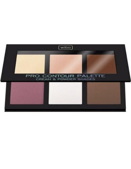 Paleta de Contorno Facial Wibo Pro Contour Palette Cream & Powder Shades