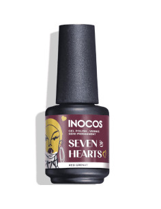 Esmalte semipermanente Inocos QH6 Bisca de Copas 15 ml Rojo granate