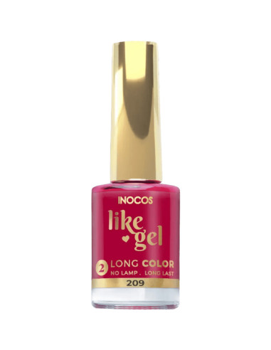 Verniz Efeito Gel Inocos Like Gel 209 11ml Vermelho Imperial