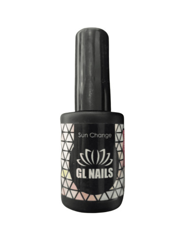 Verniz Gel GL Nails Sun Change 11ml Nude/Rosa