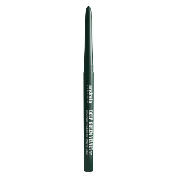 Lápiz de ojos Andreia Professional Velvet 12H Deep Green Verde oscuro