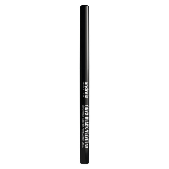 Lápiz de ojos Andreia Professional Velvet 12H Onyx Black Negro Intenso
