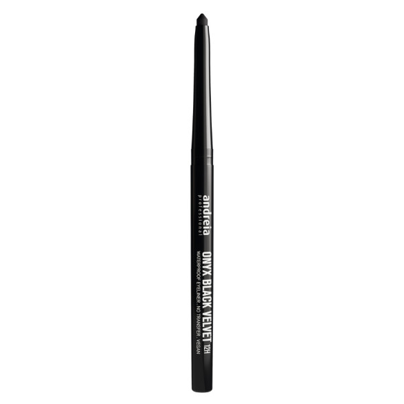 Lápiz de ojos Andreia Professional Velvet 12H Onyx Black Negro Intenso