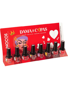 INOCOS Dama de Copas, colección de esmaltes semipermanentes y baraja